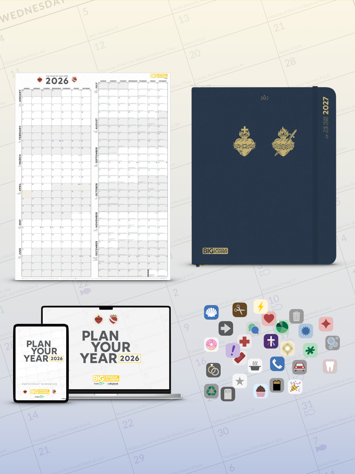 BIG Catholic Calendar