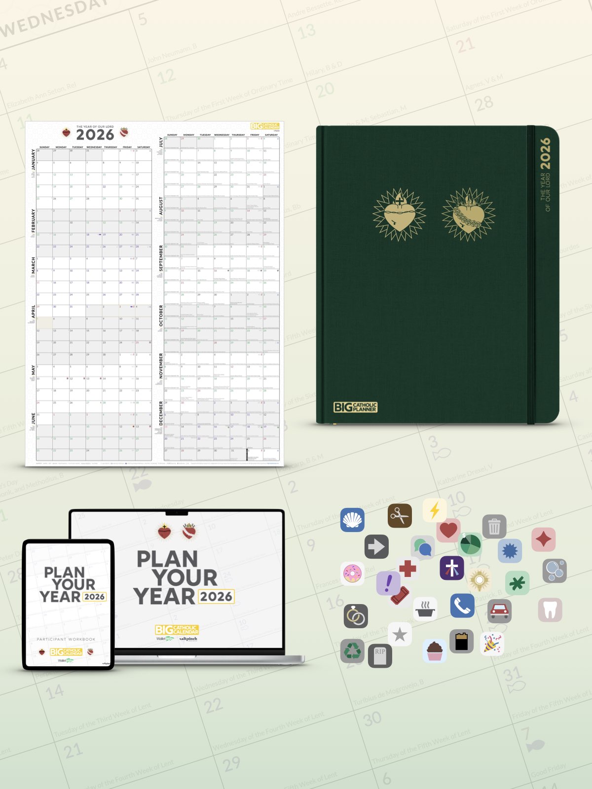 BIG Catholic Calendar