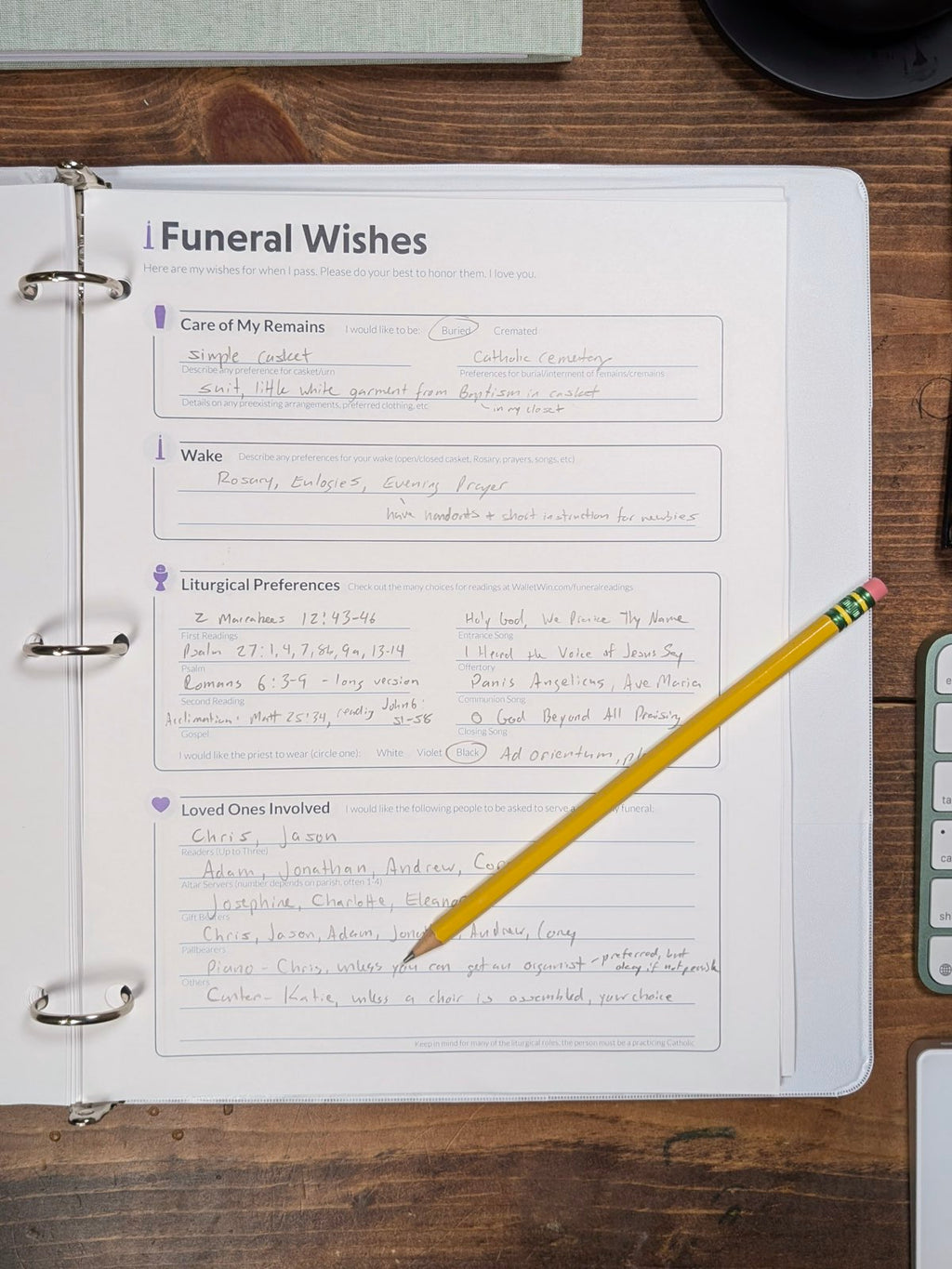 Catholic Family Emergency Binder - Physical Bundle