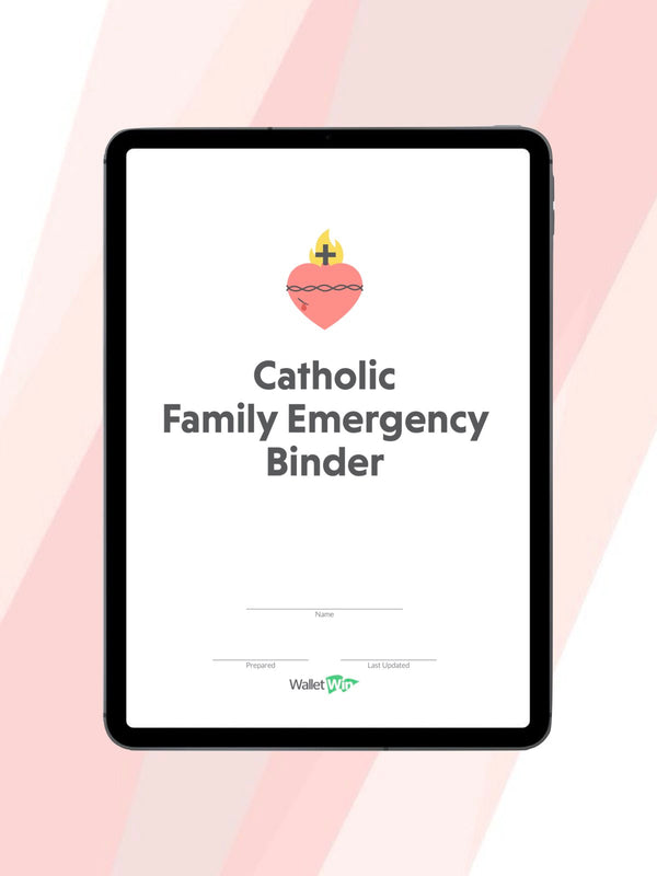 Catholic Family Emergency Binder - Digital Version Only