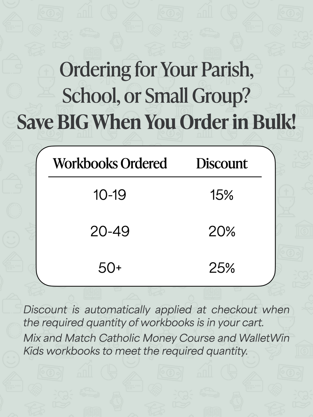 WalletWin Kids High School Workbook
