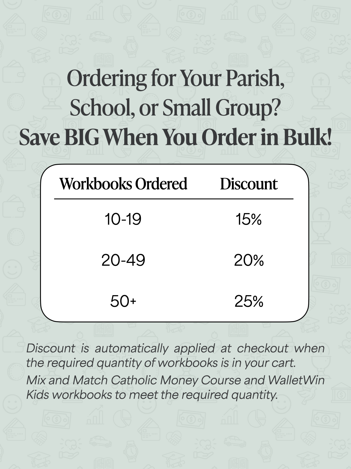 WalletWin Kids High School Workbook